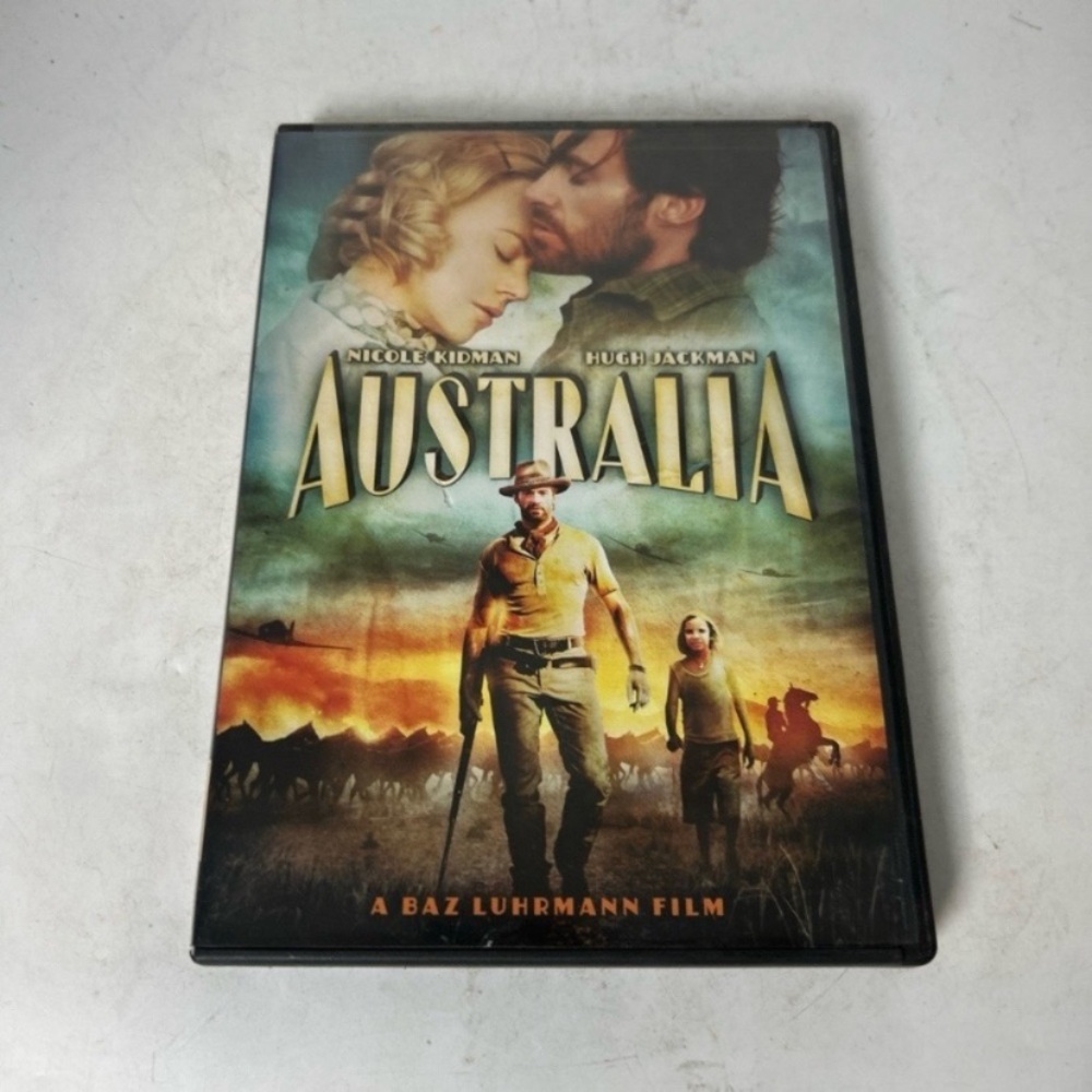 Australia (DVD) Movie Case - Green, Gold, Black Cover